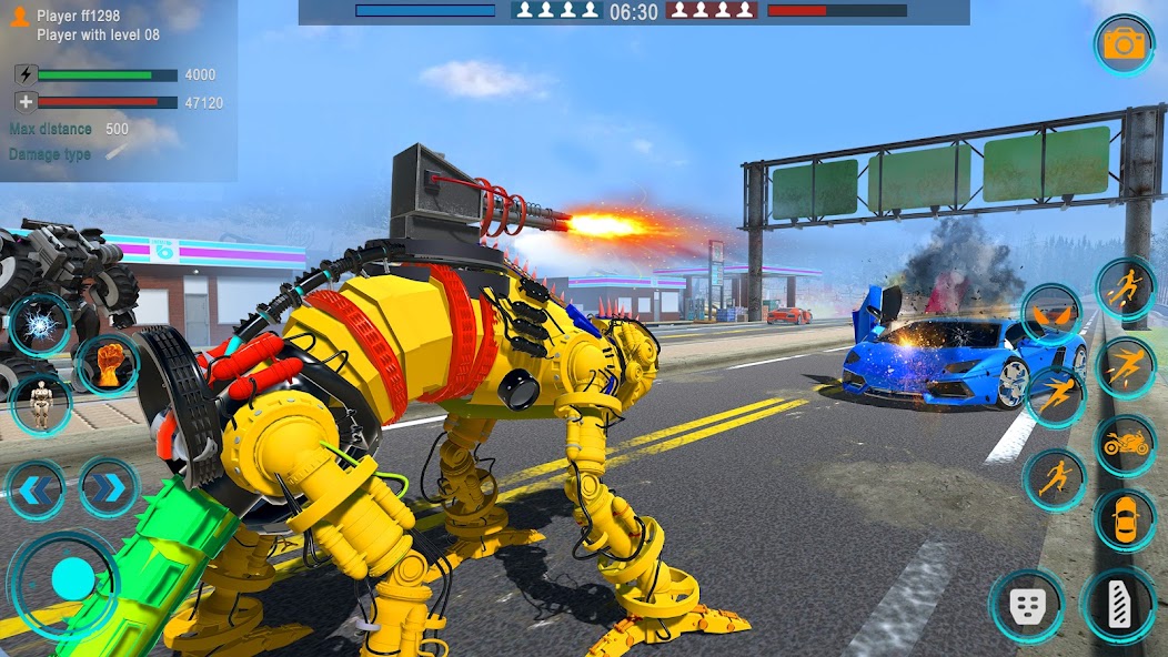 War Robots Car Transformation screenshot