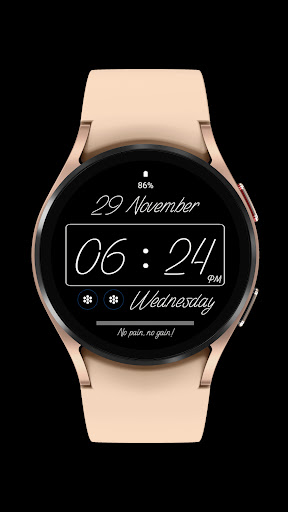 Neon Style Watch Face Screen 2