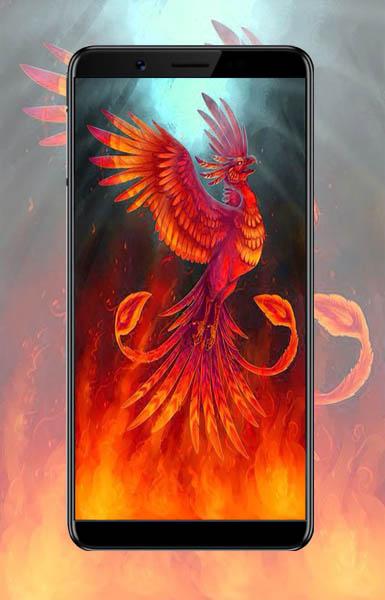 #4. Phoenix Fire Wallpapers (Android) Podle: Mantilisutin