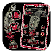 Feather Ink Launcher Theme