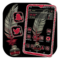 Icon image Feather Ink Launcher Theme
