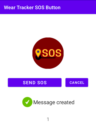 Wear Tracker SOS Screen 2