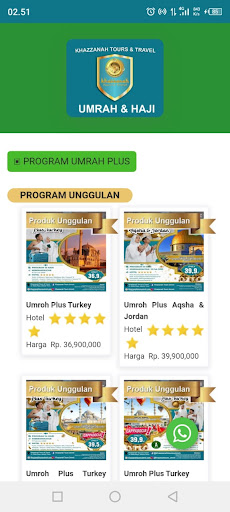 Program Umroh Khazzanah Tours Screen 3