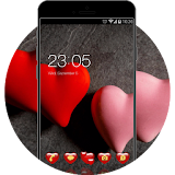 Red Heart Love Theme: Romantic Wallpaper HD icon