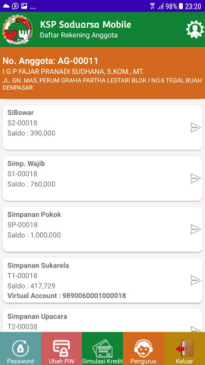 KSP Saduarsa Mobile Screen 2
