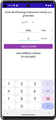 CDH chemotherapy companion Screen 2