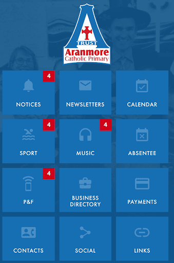 Android application Aranmore Catholic Primary screenshort