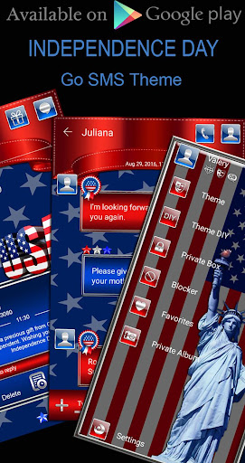 Independence Day Go Keyboard t Screen 3