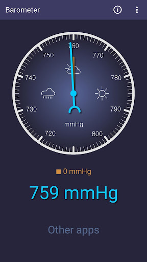 Android application Barometer screenshort