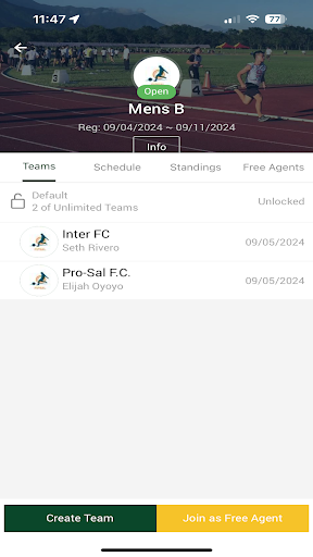 SAU Intramurals Screenshot