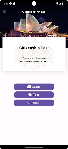 Android application Citizenship Xpress screenshort