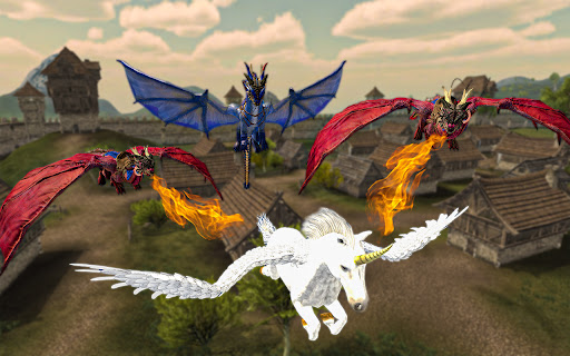 Flying Pegasus Unicorn Games Screen 2