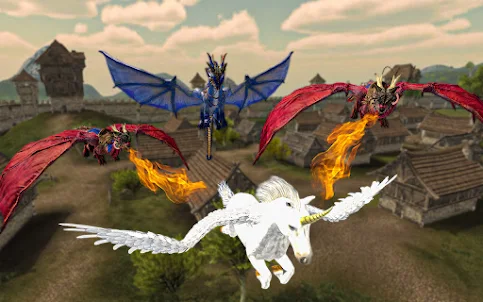 Flying Pegasus Unicorn Games