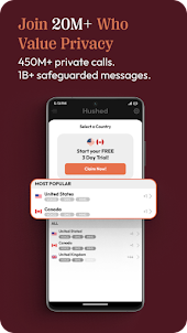 Hushed - 두 번째 전화번호