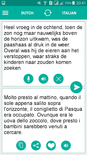 Android application Italian Dutch Translator screenshort