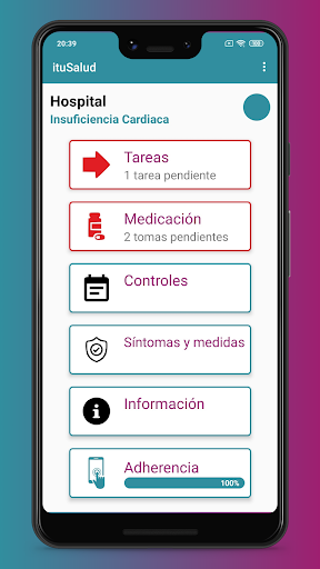 Android application ituSalud screenshort