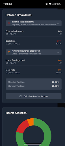 UK Tax Calculator Premium Screenshot 3 - AppWisp.com