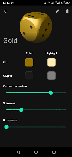 Dice Roller Screen 3