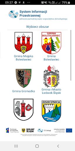 Android application eUsługi SIP screenshort