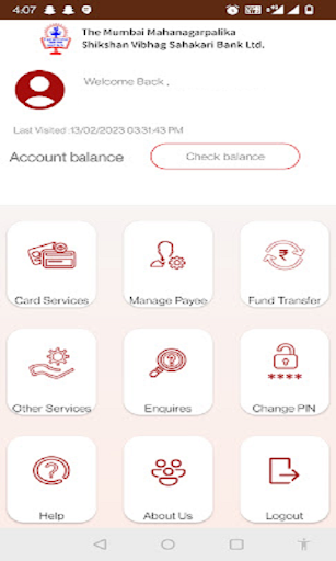 THE MMSVS BANK Screen 2