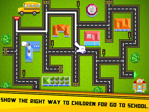Android application Kids educational maze puzzle screenshort