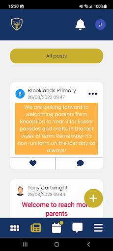 Brooklands Primary School App Screen 3