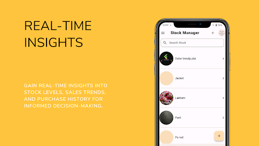 Stock Manager - Inventory App Screen 3