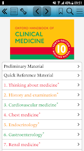 Oxford Handbook of Clinical Medicine, Tenth Ed. Captura de pantalla