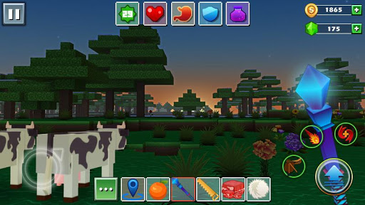 Télécharger Gratuit Monde des carreaux - Exploration Lite Craft APK MOD (Astuce) screenshots 2