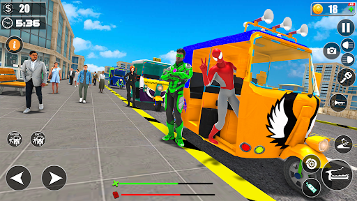 Superhero TukTuk Rickshaw Game