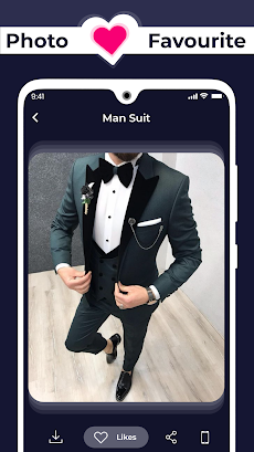 Formal Suit wedding tuxedos men suit photo montageのおすすめ画像5