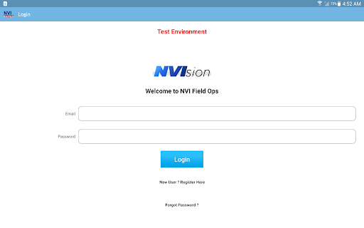 Nvi Test Screenshot