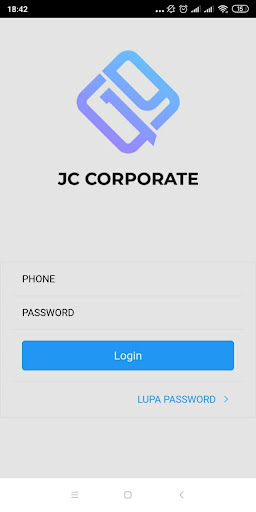 Android application JC HOTEL PARTNER screenshort