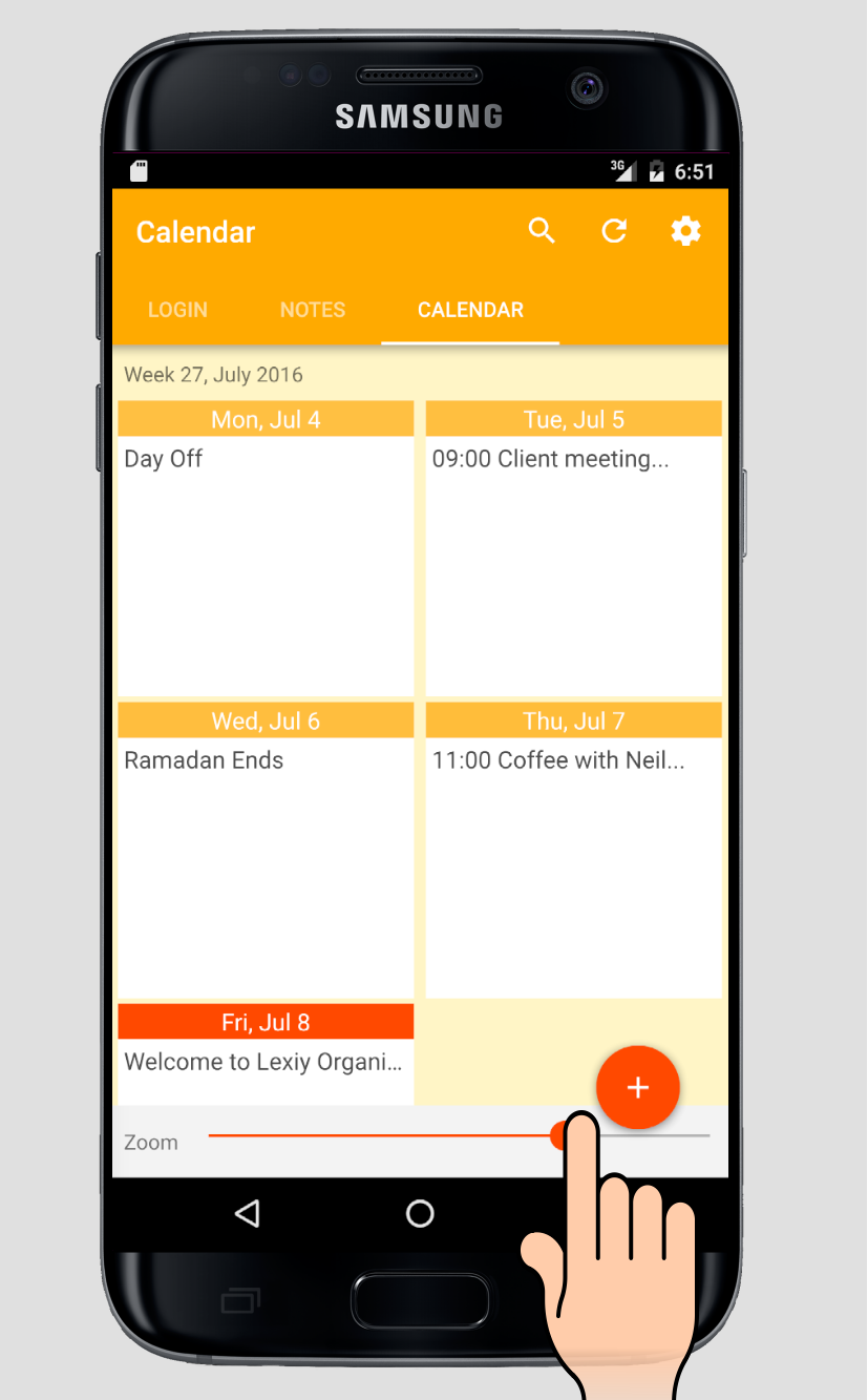 Android application Lexiy Notes screenshort