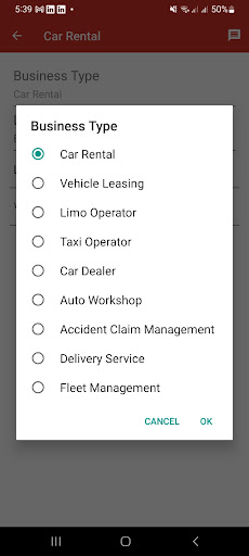 Android application Vehicle Mobile Inspection screenshort