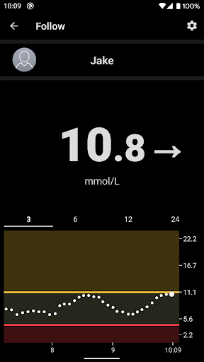 Dexcom Follow mmol/L DXCM2 Screen 2