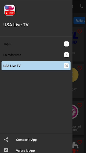 USA Live TV Screen 2