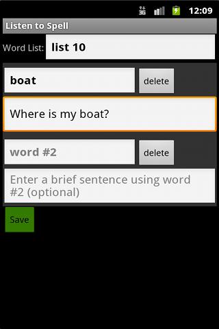 Super Star Speller Screen 2