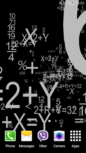Android application Mathematics Live Wallpaper screenshort