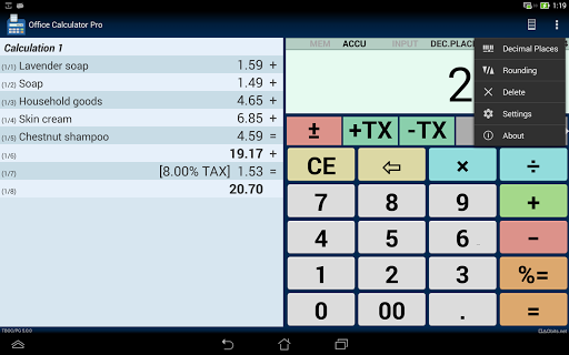 Office Calculator Pro screenshot 12