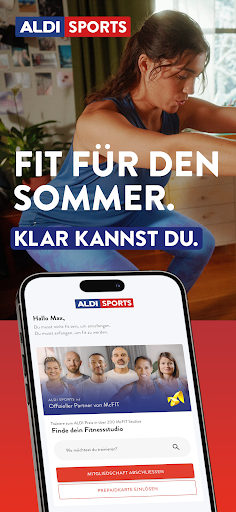 Android application ALDI SPORTS screenshort
