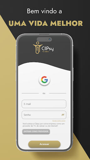 Android application CliPsy screenshort