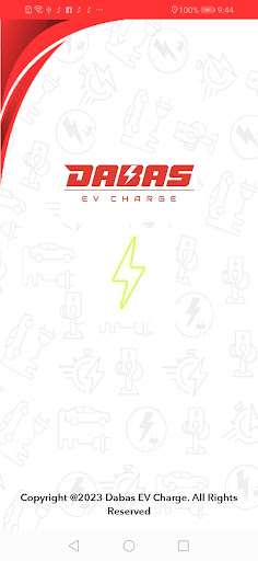 Android application Dabas EV Charge screenshort