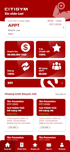 Android application Citi Stars screenshort