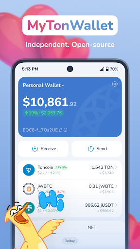 Android application MyTonWallet • TON Wallet screenshort