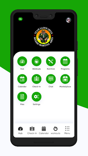 Android application Lloyd Irvin MMA Mobile screenshort