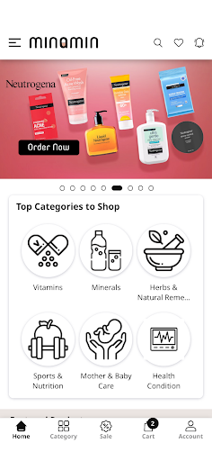 MINAMIN - Health and Wellness Screen 2
