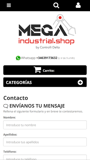 Megaindustrial Shop Screen 2