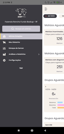 Android application EasyPEC screenshort