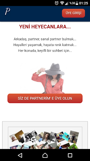 Android application Partnerim- Tanışma Arkadaşlık screenshort